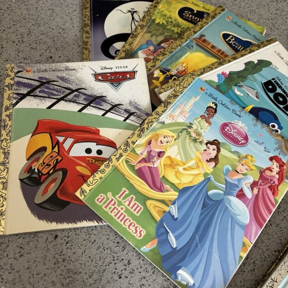 Lot 9 Walt Disney Little Golden books Some Vintage See Pics Gift Children’s Kids - Picture 5 of 6